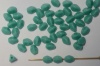 Pinch Green 5 mm Opaque Turquoise Green Jade 63130 Czech Glass Beads x 10g